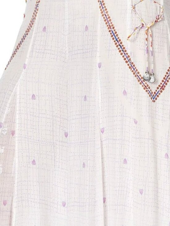 Camilla flares with lace up side, size XL, silk - Picture 4 of 8